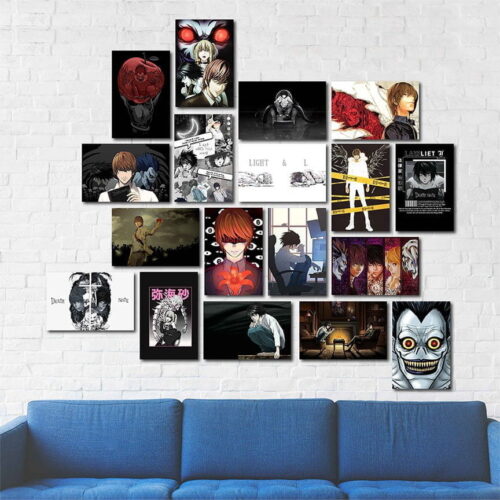death note wall collage