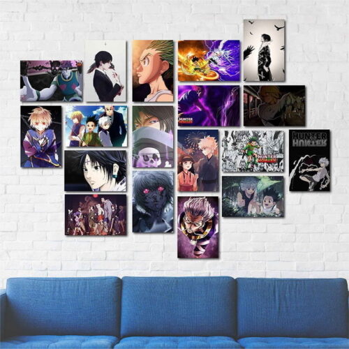anime wall collage