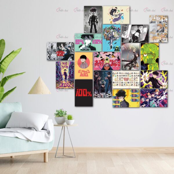 anime wall collage poster