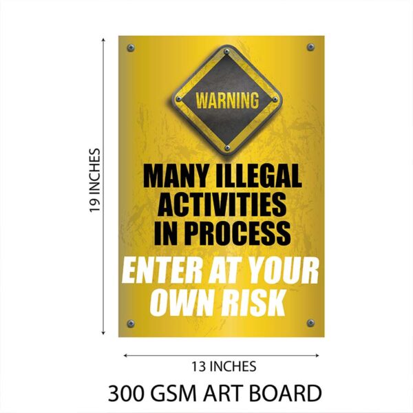 sarcastic entrance poster ,Funny Sign, No Trespassing Sign,warning door Sign