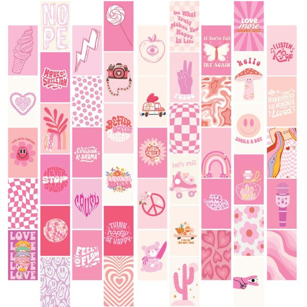 mini wall collage for girls room