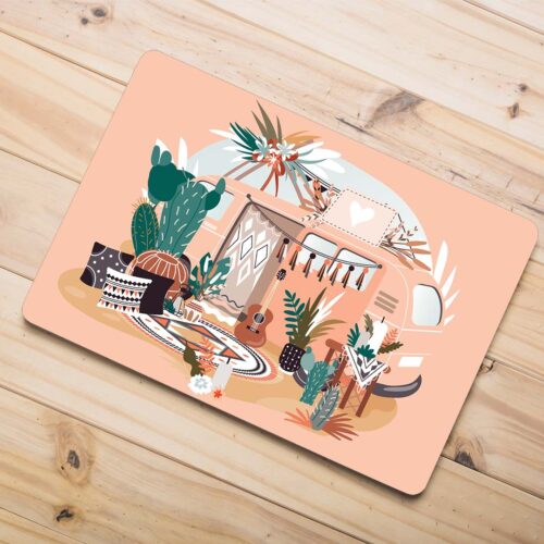 boho travel laptop skin