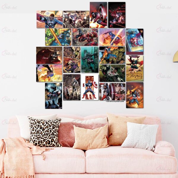 superhero marvel wall poster