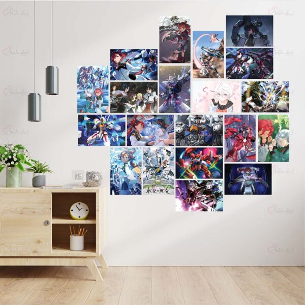 anime wall collage undwe 250 rs